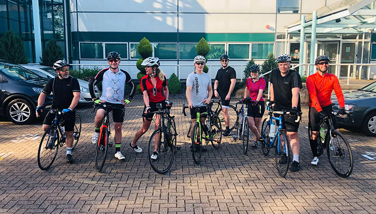 Swift News: Nuvias Team ready for Charity bike ride